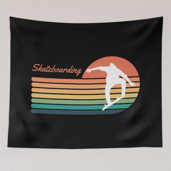 Item preview, Skateboarding Retro Sunset 2 designed and sold by AlpacaSmokes.