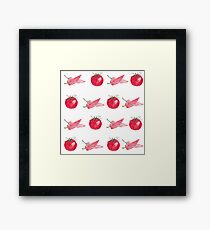 vegetables pattern Framed Print