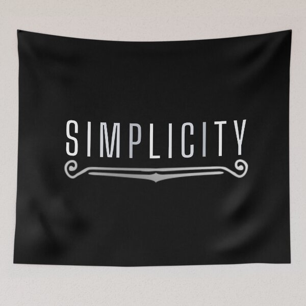Item preview, Simplicity Simple Cool Minimal Modern Vintage Black And White designed and sold by Pebasfa.