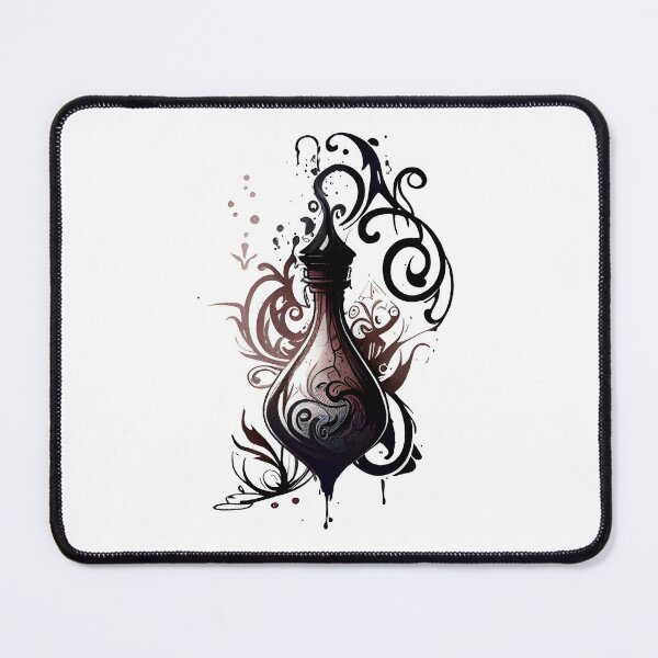 Item preview, Tribal Magic Potion Silhouette designed and sold by ShadowAndSlate.
