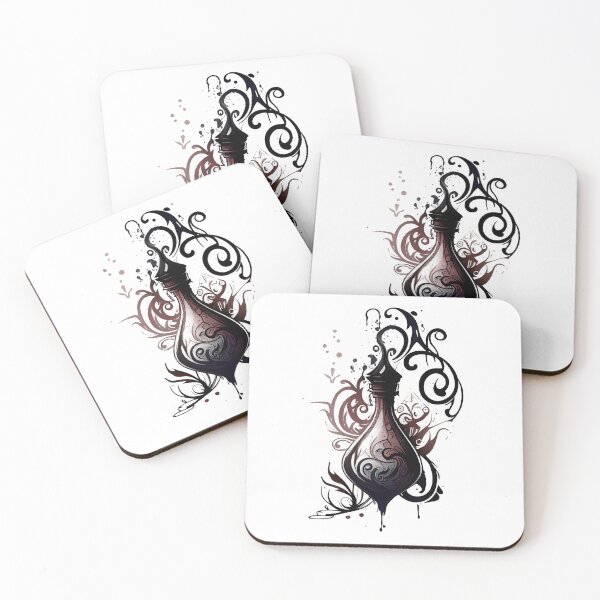 Item preview, Tribal Magic Potion Silhouette designed and sold by ShadowAndSlate.
