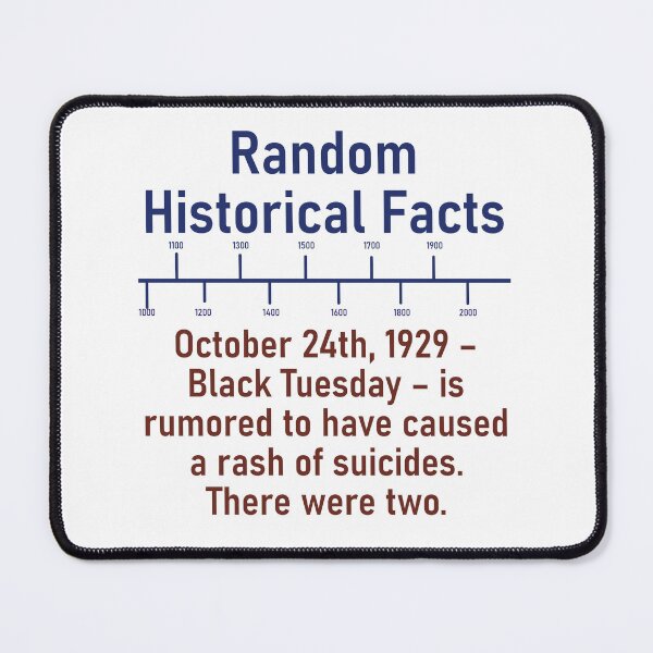 Item preview, October 24th 1929  - History Fact designed and sold by CrankyOldDude.