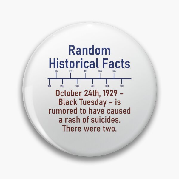 Item preview, October 24th 1929  - History Fact designed and sold by CrankyOldDude.