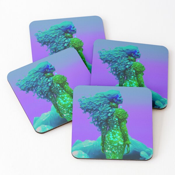 Item preview, neon green purple portrait designed and sold by alxndraai.