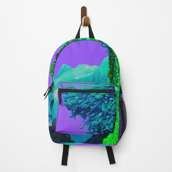 Item preview, neon green purple portrait designed and sold by alxndraai.