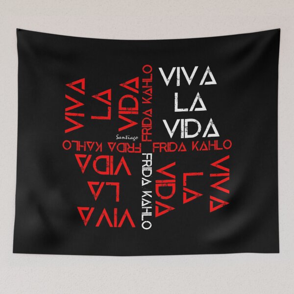 Item preview, Frida - Viva la Vida (the words - V1) designed and sold by Jorge Santiago Jiménez.
