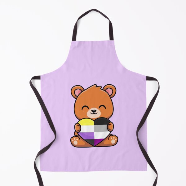 Item preview, Nonbinary Asexual Pride Flag Teddy Bear with Heart designed and sold by everything4eva.