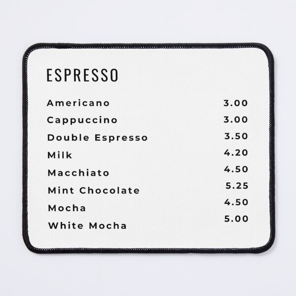 Item preview, minimal menu list designed and sold by OKR1M.