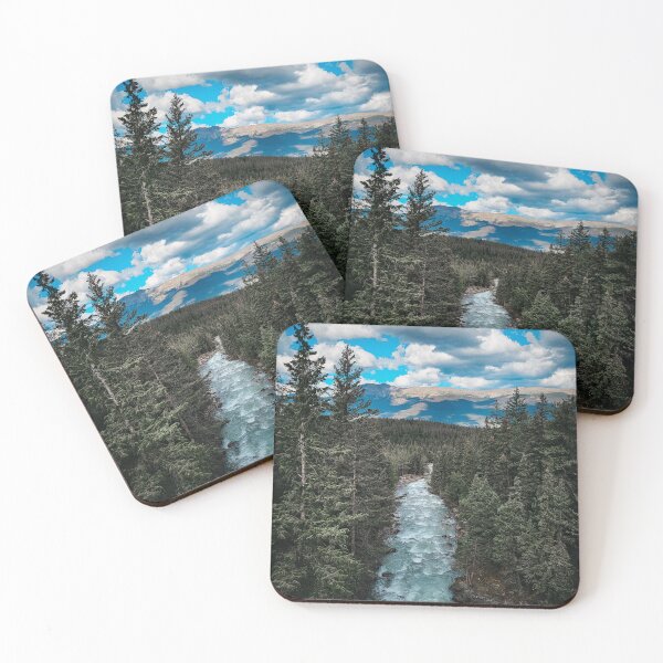 Item preview, Jasper National Park River Flowing at the Mountains V3 designed and sold by Family Journey with God.