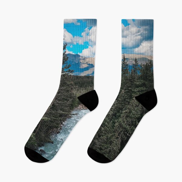 Item preview, Jasper National Park River Flowing at the Mountains V3 designed and sold by Family Journey with God.