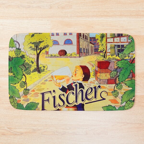 Item preview, Fischer Biere, Alsace, Vintage Advertising Artwork designed and sold by JonDelorme.