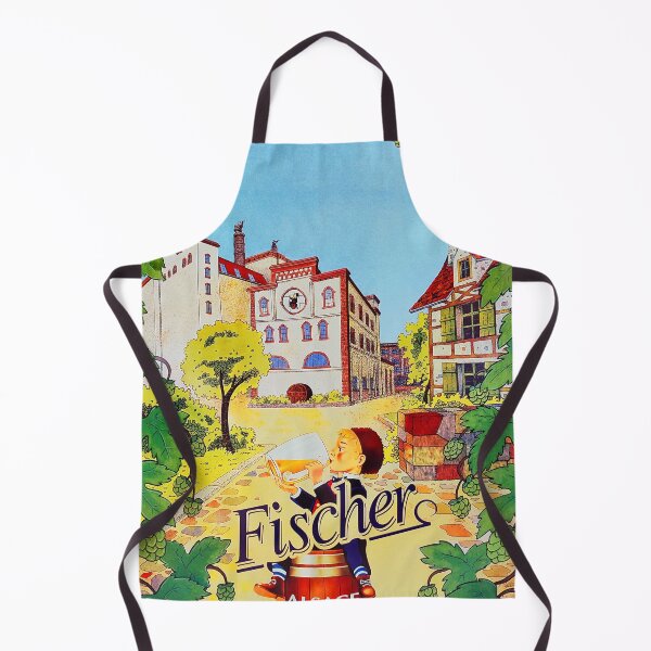 Item preview, Fischer Biere, Alsace, Vintage Advertising Artwork designed and sold by JonDelorme.