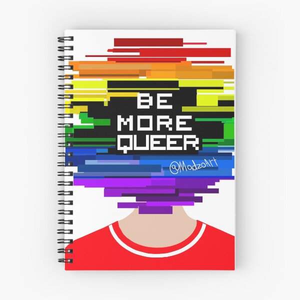 Item preview, Be More Queer, Be more chill design designed and sold by MicahArts.