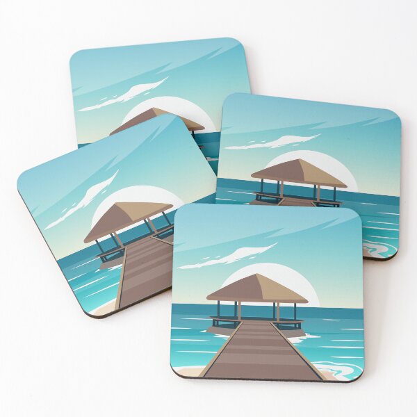 Item preview, Vintage Maldives Travel Poster  designed and sold by studioCake.
