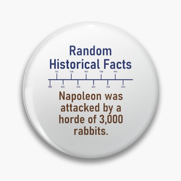 Item preview, Napoleon Was Attacked - History Fact designed and sold by CrankyOldDude.