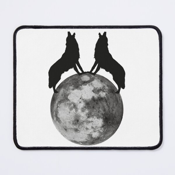 Item preview, Wolves howling on the moon designed and sold by Dessignat.
