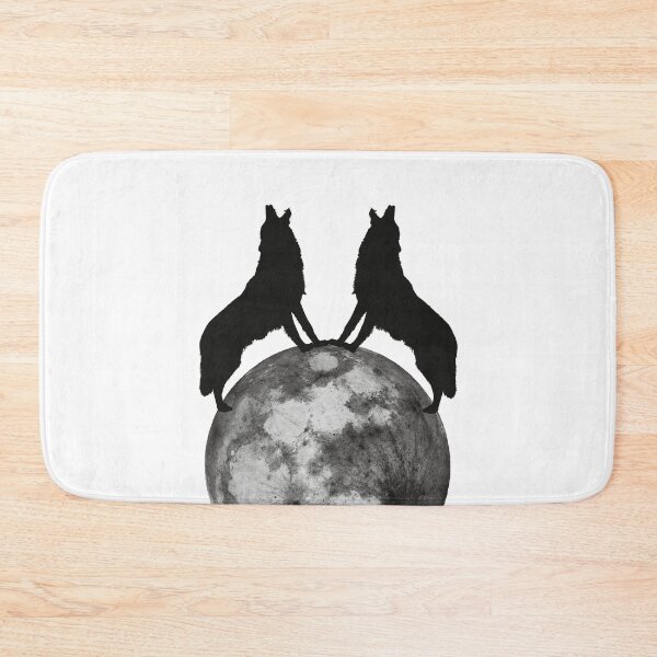 Item preview, Wolves howling on the moon designed and sold by Dessignat.