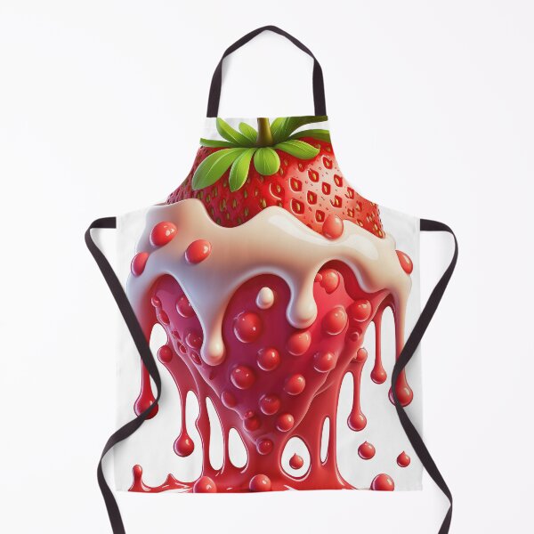 Item preview, A strawberry with a splash of milk on it artwork isolated PNG 2 designed and sold by jetaiart.