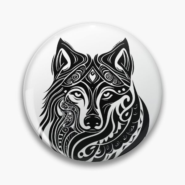 Item preview, Tribal Wolf designed and sold by ShadowAndSlate.