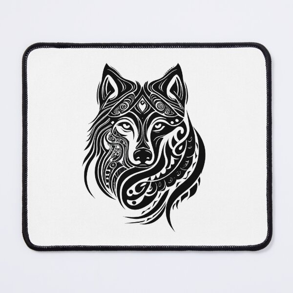 Item preview, Tribal Wolf designed and sold by ShadowAndSlate.