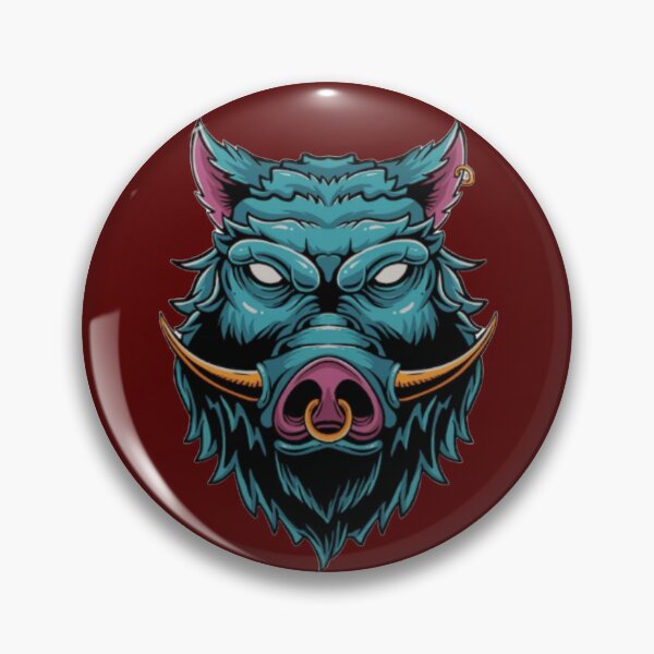 Item preview, Majestic Tusk - Beautiful Boar Head Illustration designed and sold by MediaPOX.