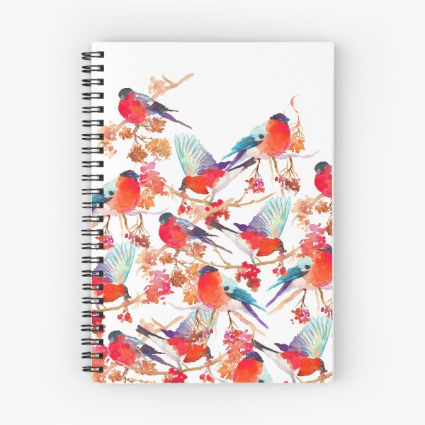 Item preview, Bullfinches birds at winter designed and sold by AgniArt.