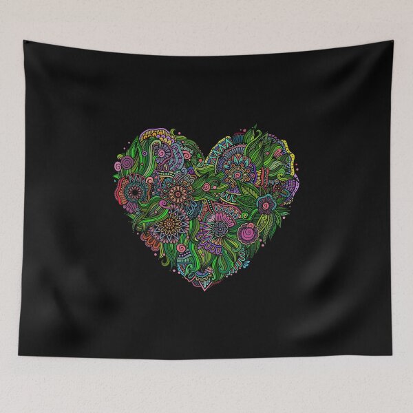 Item preview, Doodle de corazón dibujado a mano designed and sold by Wear D' Art.