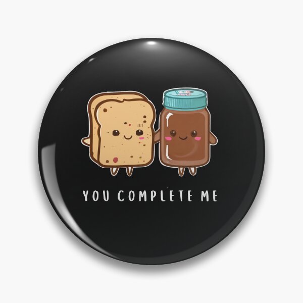 Item preview, Kawaii Chocolate Spread And Toast Cute Food Couple designed and sold by KawaiiMotto.