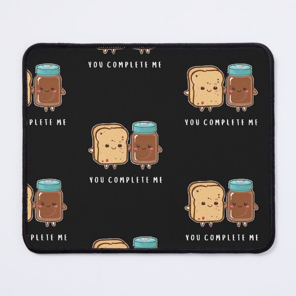 Item preview, Kawaii Chocolate Spread And Toast Cute Food Couple designed and sold by KawaiiMotto.