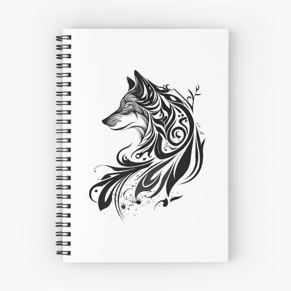 Item preview, Tribal Ink Wolf designed and sold by ShadowAndSlate.