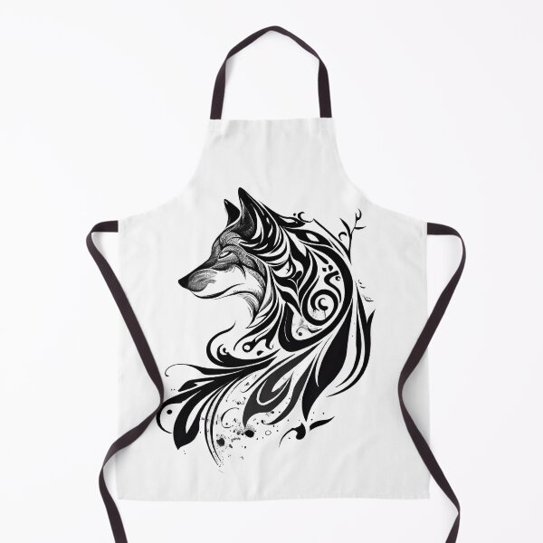 Item preview, Tribal Ink Wolf designed and sold by ShadowAndSlate.