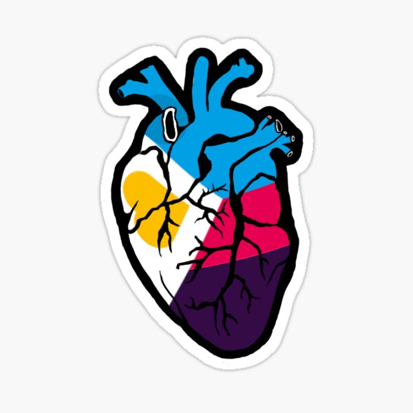 Polyamorous Heart Sticker