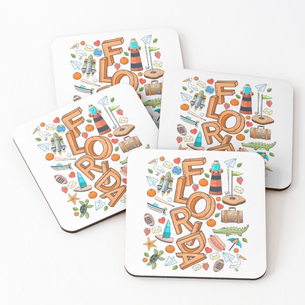 Item preview, Florida Color Doodle designed and sold by NomadicQuest.