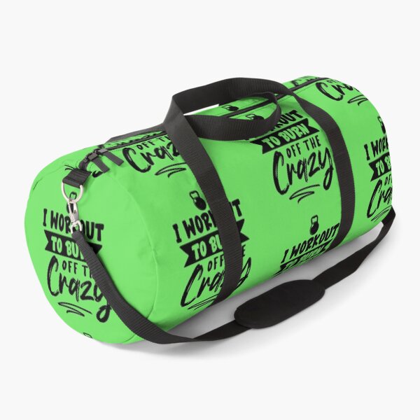 Item preview, I WORKOUT TO BURN OFF THE CRAZY, I WORKOUT TO BURN OFF THE CRAZY designed and sold by angelescar.