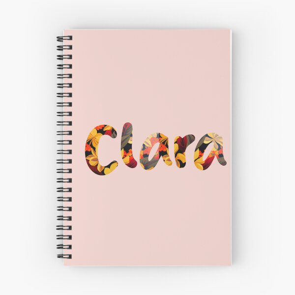 Item preview, Floral Clara Name : Clara Name With Flowers  designed and sold by ABCDEmily ©.