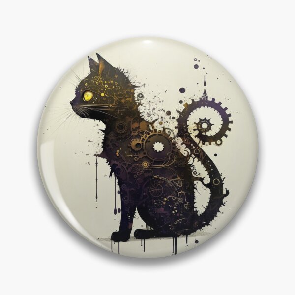 Item preview, Steampunk Animals - Mechanical Cats #20 designed and sold by MindAsylum.