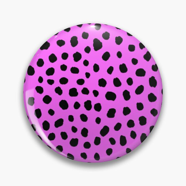 Item preview, Black and Bright Magenta, Animal Print, Brush Stroke Spots designed and sold by OneThreeSix.