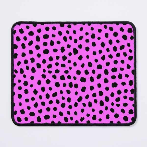 Item preview, Black and Bright Magenta, Animal Print, Brush Stroke Spots designed and sold by OneThreeSix.