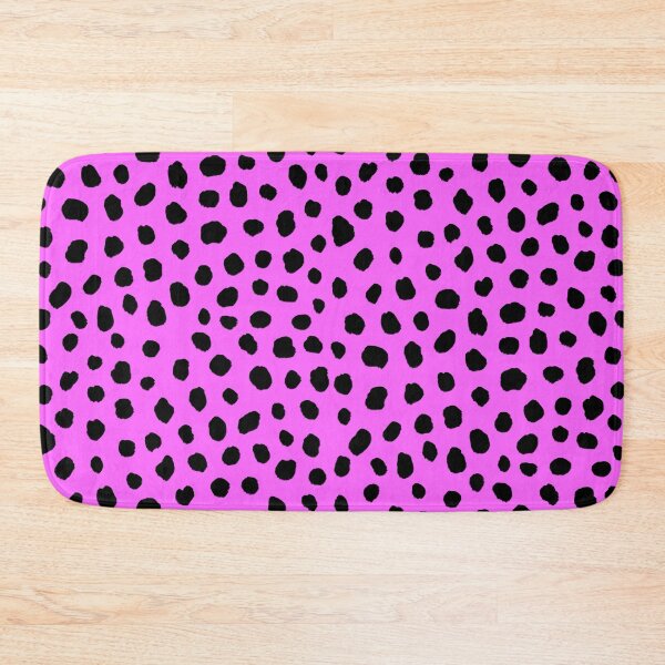 Item preview, Black and Bright Magenta, Animal Print, Brush Stroke Spots designed and sold by OneThreeSix.