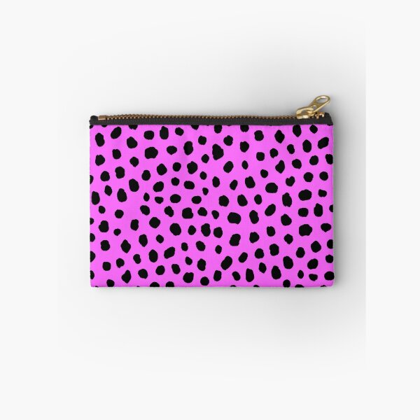 Item preview, Black and Bright Magenta, Animal Print, Brush Stroke Spots designed and sold by OneThreeSix.