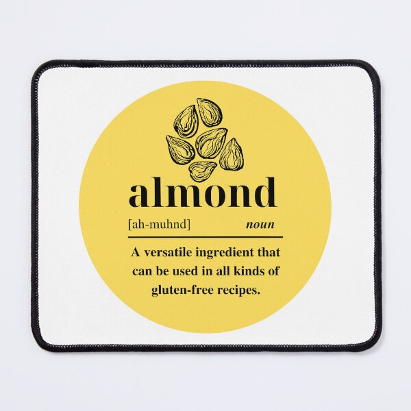 Item preview, Yellow Design Almond: A Versatile Ingredient That Can Be Used In All Kinds Of Gluten-Free Recipes. designed and sold by Paul Corps.
