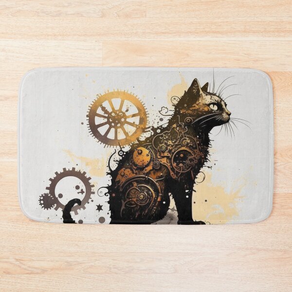 Item preview, Steampunk Animals - Mechanical Cats #21 designed and sold by MindAsylum.