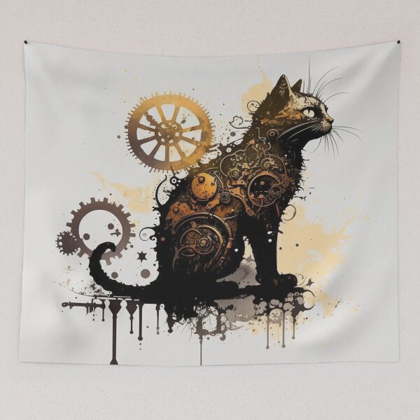 Item preview, Steampunk Animals - Mechanical Cats #21 designed and sold by MindAsylum.