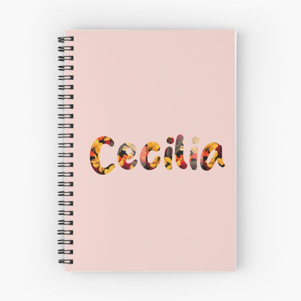 Item preview, Floral Cecilia Name : Cecilia Name With Flowers  designed and sold by ABCDEmily ©.