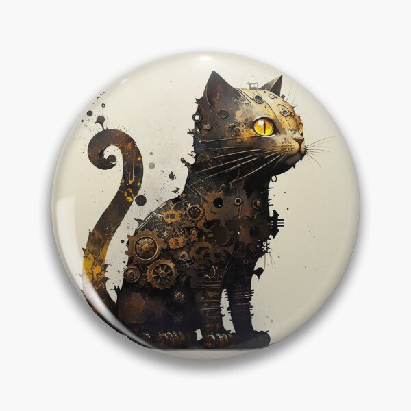 Item preview, Steampunk Animals - Mechanical Cats #22 designed and sold by MindAsylum.