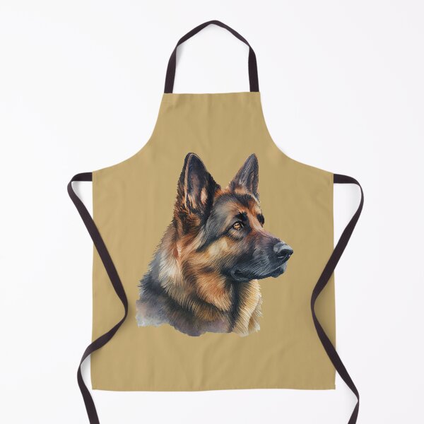 Item preview, Watercolor Portrait of German Shepard designed and sold by KOTOdesign.