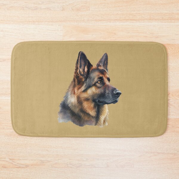 Item preview, Watercolor Portrait of German Shepard designed and sold by KOTOdesign.