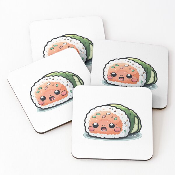 Item preview, Cute Sushi Roll designed and sold by Kawaii Kulture Design.