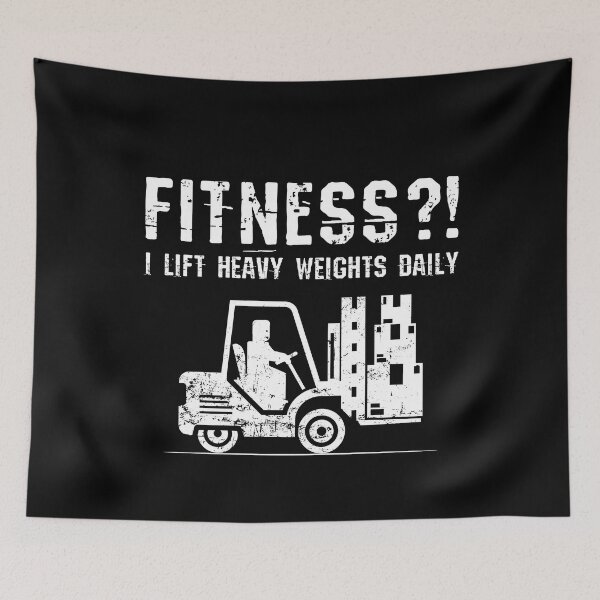 Item preview, FITNESS? I LIFT HEAVY WEIGHTS DAILY designed and sold by Luxury-Outfits.