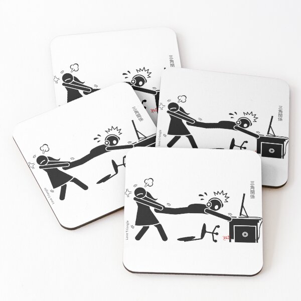 Item preview, Gamer Love Triangle (Japanese: Sankakukankei 三角関係) / RoYuMi Gaming designed and sold by royumi.
